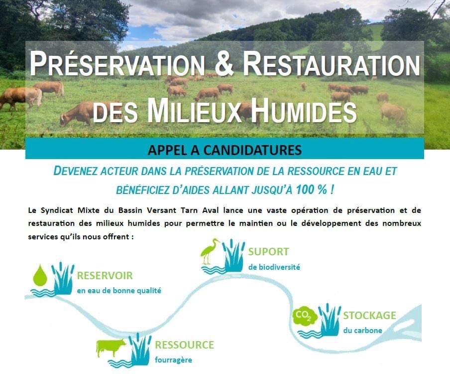 Préservation & Restauration Des Milieux Humides - Appel à Candidatures ...